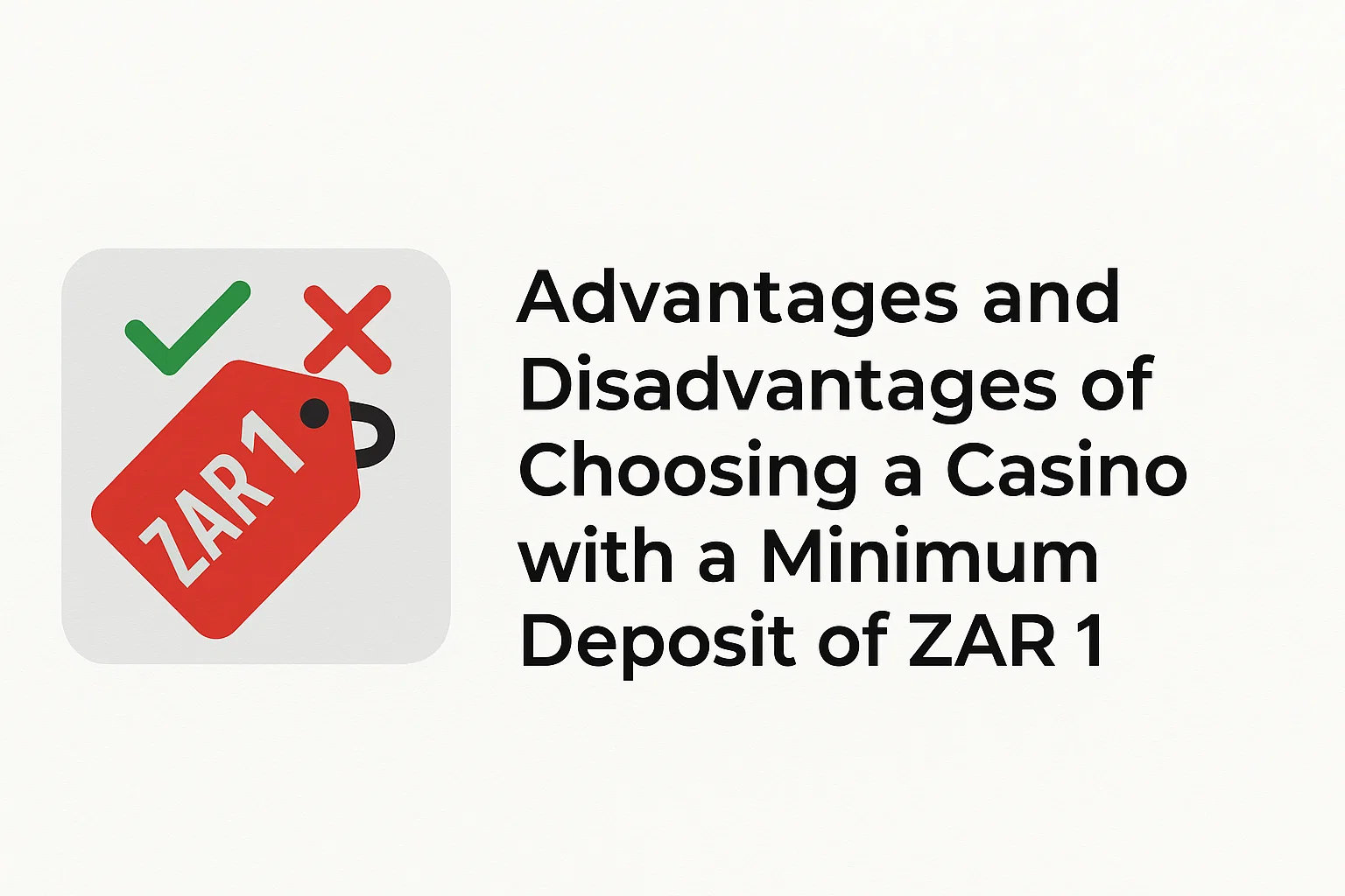 Advantages and Disadvantages of Choosing a Casino with a Minimum Deposit of ZAR 1