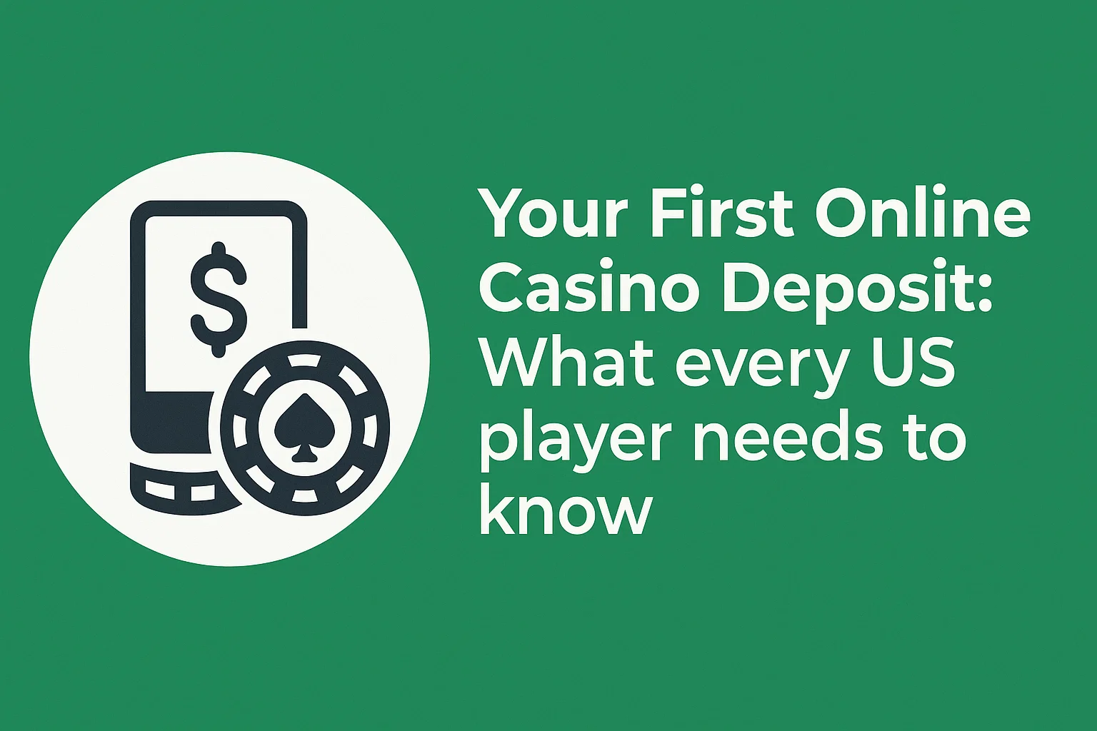 Your First Online Casino Deposit: What every US player needs to know