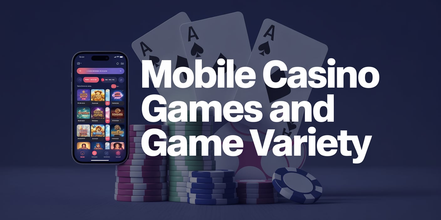 Mobile casino games and game variety
